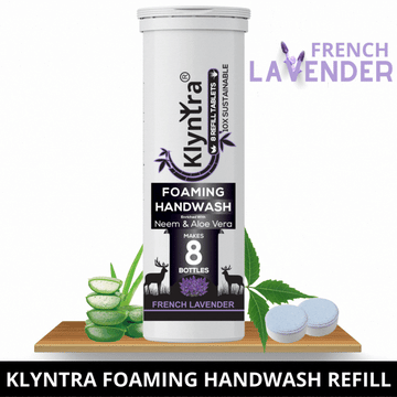 Foaming Handwash Tablet with Neem & Aloe Vera - Refill Pack - French Lavender