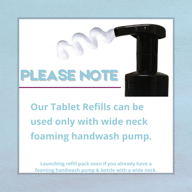 Foaming Handwash Tablet with Neem & Aloe Vera - Starter Kit - Ocean Breeze